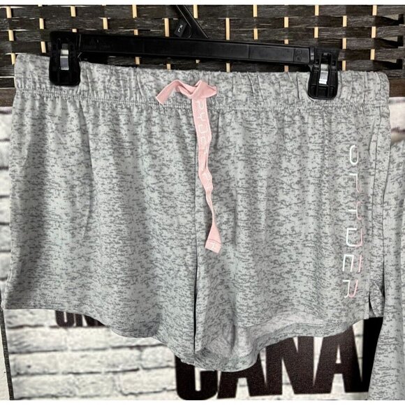 Spyder L Logo Gray Heather Racerback Drawstring Waist Tank & Shorts Lounge Set - Picture 5 of 7